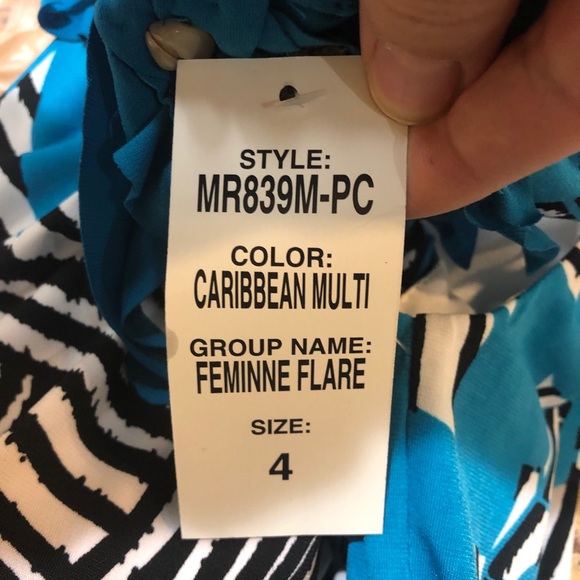 Peck & Peck New Beaded Sleeveless Dress Size 4 - Picture 5 of 7